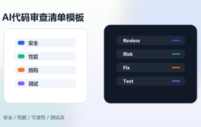 AI代码审查清单模板:安全、性能、可读性、测试点