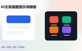 AI文章插图提示词模板:封面、配图、风格统一