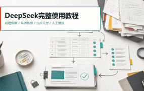 DeepSeek完整使用教程：从问题拆解到事实核查的实战工作流